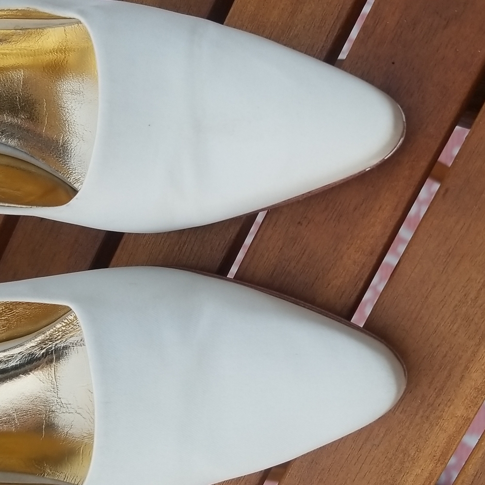 Allure Terza sling back heels size 6 champagne colored vintage - Picture 11 of 15
